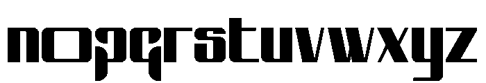 Bold Gold Font LOWERCASE
