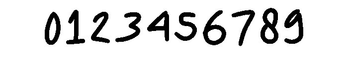 Bold Handwriting By Han Regular Font OTHER CHARS