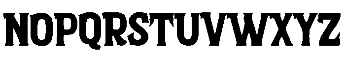 Bold Horror Font UPPERCASE