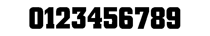 Bold Jersey Regular Font OTHER CHARS