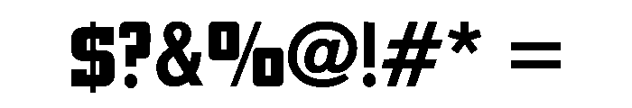 Bold Jersey Regular Font OTHER CHARS