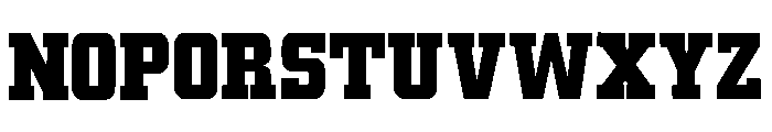 Bold Jersey Regular Font LOWERCASE