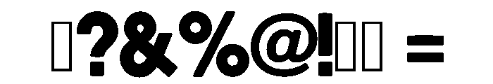 Bold Kids Regular Font OTHER CHARS