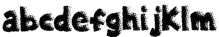 Bold Large Halftone Regular FONT