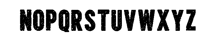 Bold Limited Distressed Regular Font UPPERCASE