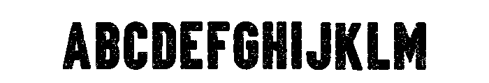 Bold Limited Distressed Regular FONT
