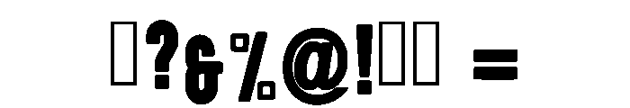 Bold Limited Regular Font OTHER CHARS
