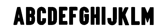Bold Limited Regular Font UPPERCASE