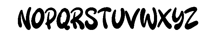 Bold Maverick Font UPPERCASE