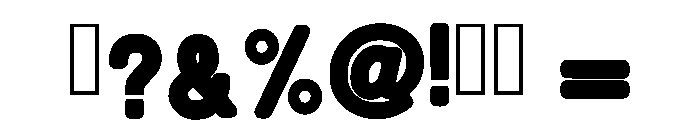 Bold Notes Regular Font OTHER CHARS