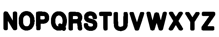 Bold Notes Regular Font UPPERCASE