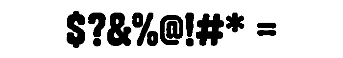 Bold Orbit Font OTHER CHARS