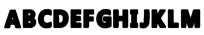 Bold Pastel Regular Font UPPERCASE
