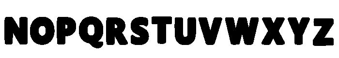 Bold Pastel Regular Font UPPERCASE