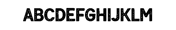 Bold Perforated FONT