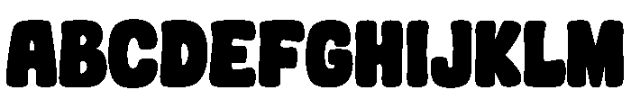 Bold Raxon Font UPPERCASE