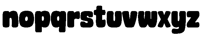 Bold Raxon Font LOWERCASE