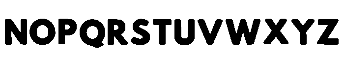 Bold Regular Font LOWERCASE