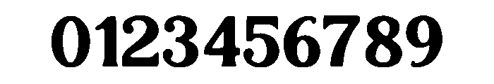 Bold Retro Font OTHER CHARS