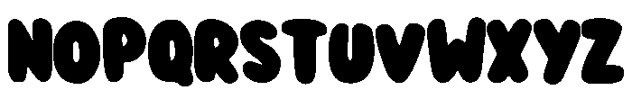 Bold Rounded Regular Font UPPERCASE