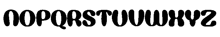 Bold Rounded Font UPPERCASE