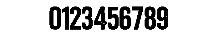 Bold Rust Font OTHER CHARS