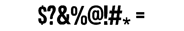 Bold Rust Font OTHER CHARS