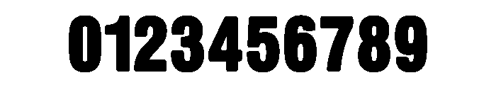Bold Sans Regular Font OTHER CHARS