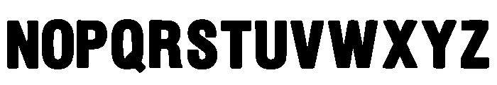 Bold Sans Regular Font UPPERCASE
