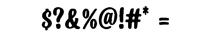 Bold Script Marker Font OTHER CHARS