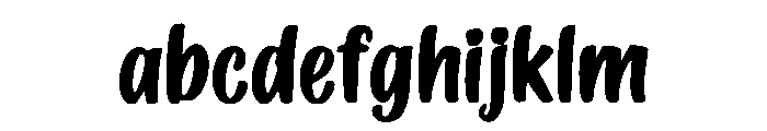 Bold Script Marker FONT