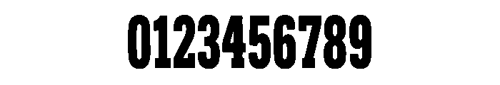 Bold Sharp Font OTHER CHARS