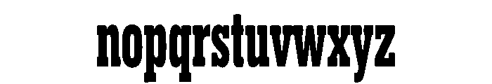 Bold Sharp Font LOWERCASE