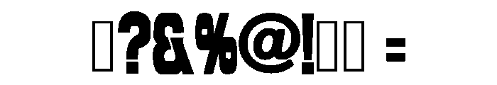 Bold Simple Regular Font OTHER CHARS