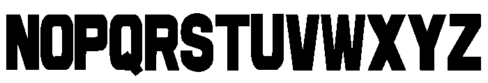 Bold Simple Regular Font LOWERCASE