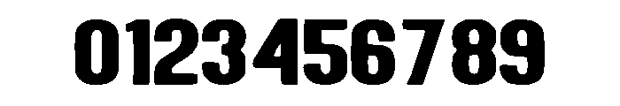 Bold Simple Font OTHER CHARS
