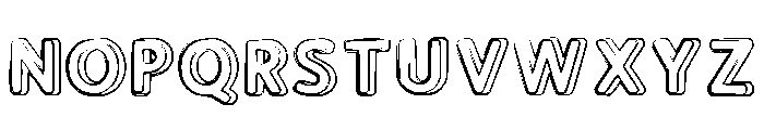 Bold Sketch Regular Font LOWERCASE