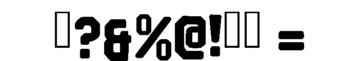 Bold Sport Regular Font OTHER CHARS