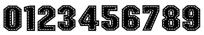 Bold Stitches Regular Font OTHER CHARS