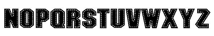 Bold Stitches Regular Font UPPERCASE