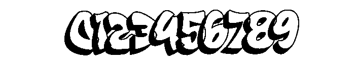 Bold Streak - Shadow Font OTHER CHARS