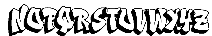 Bold Streak - Shadow Font UPPERCASE