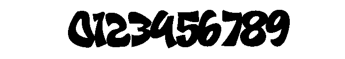 Bold Streak Font OTHER CHARS
