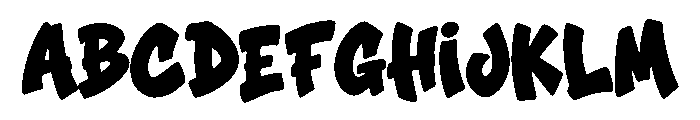 Bold Strike Font UPPERCASE