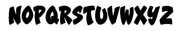 Bold Strike Font UPPERCASE