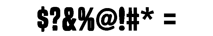 Bold Strokes Regular Font OTHER CHARS