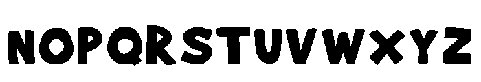 Bold Super Regular Font LOWERCASE