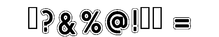 Bold Team Regular Font OTHER CHARS
