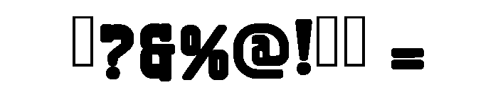 Bold Vintage Regular Font OTHER CHARS