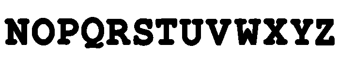 Bold Writer Regular Font LOWERCASE